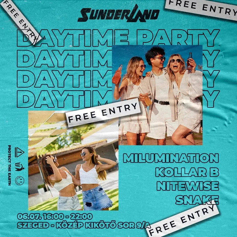 * SUNDERLAND * * DAYTIME OPENAIR PARTY * * FREE ENTRY *